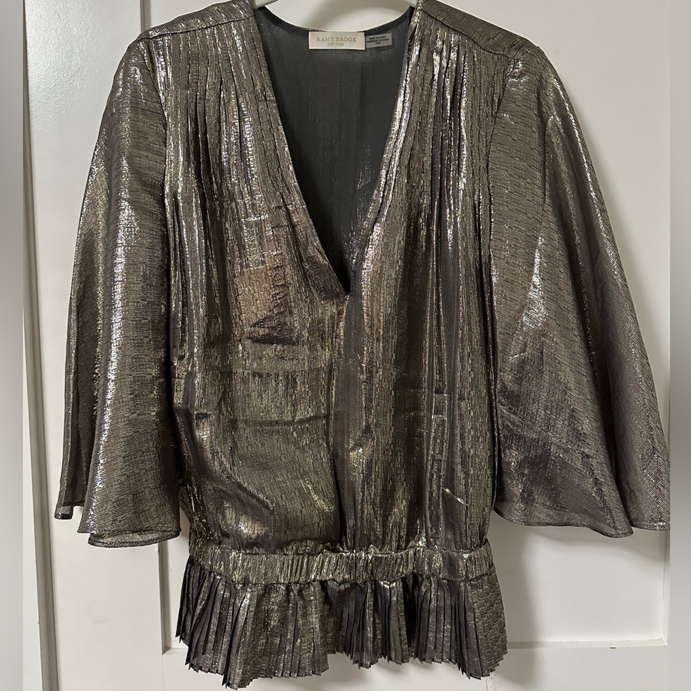 Ramy Brooke Sparkly Blouse - Worn Twice